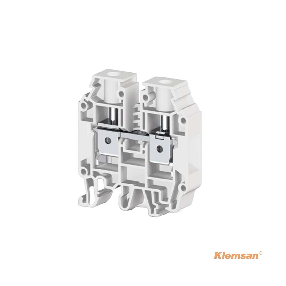 Klemsan 304246 AVK 16 RD Beyaz 16mm² Vidalı Geçiş Klemensi