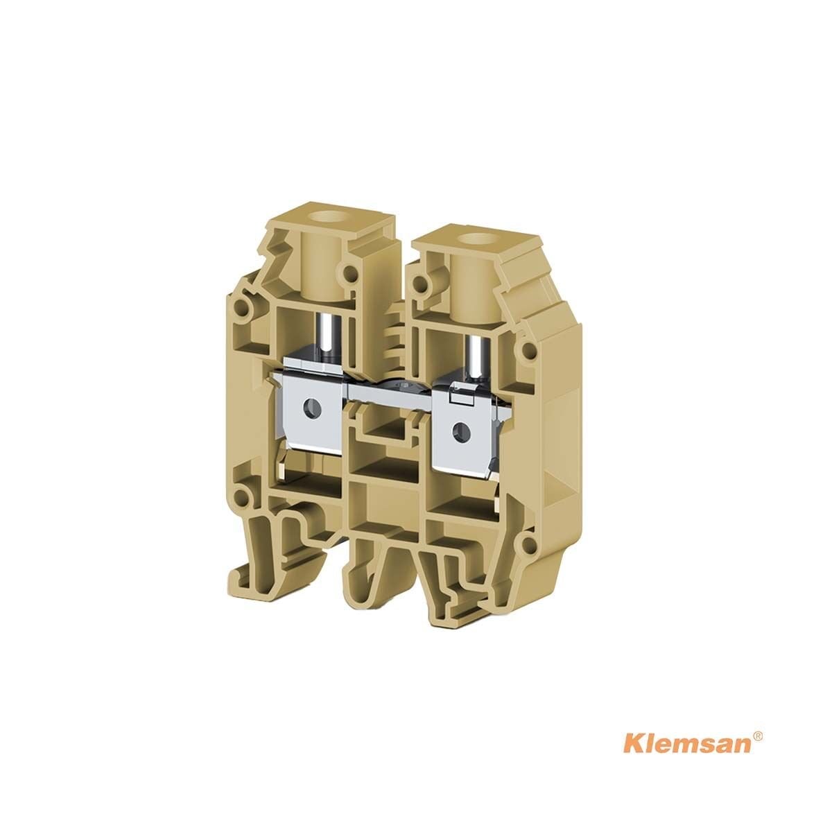 Klemsan 304249 AVK 16 RD Bej 16mm² Vidalı Geçiş Klemensi