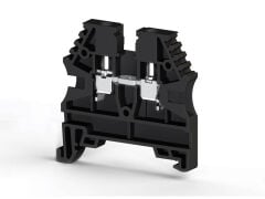 Klemsan 304125 AVK 2,5 Vidalı Siyah Ray Klemens