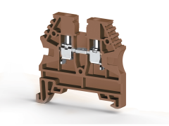 Klemsan 304128 AVK 2,5 Vidalı Kahve Ray Klemens