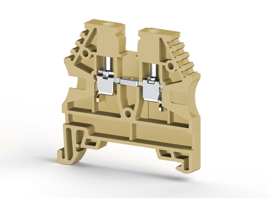 Klemsan 304129 AVK 2,5 Vidalı Bej Ray Klemens