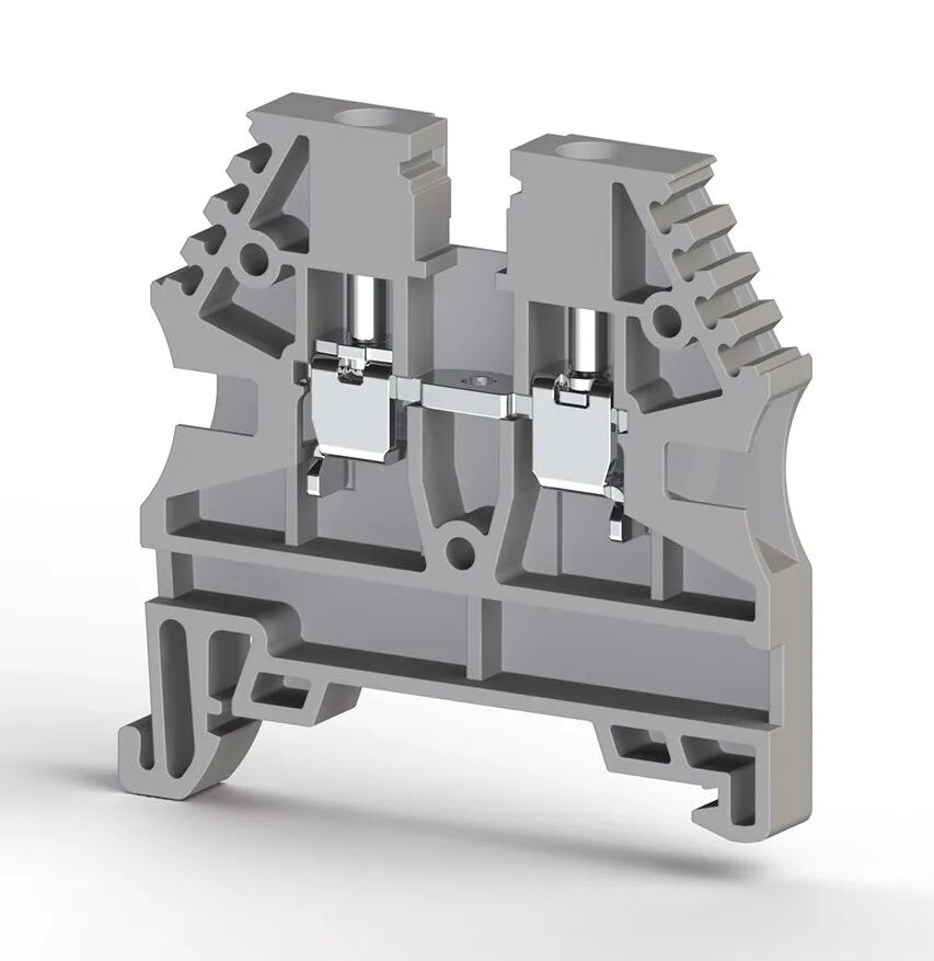 Klemsan 304140 AVK 6 Vidalı Gri Ray Klemens