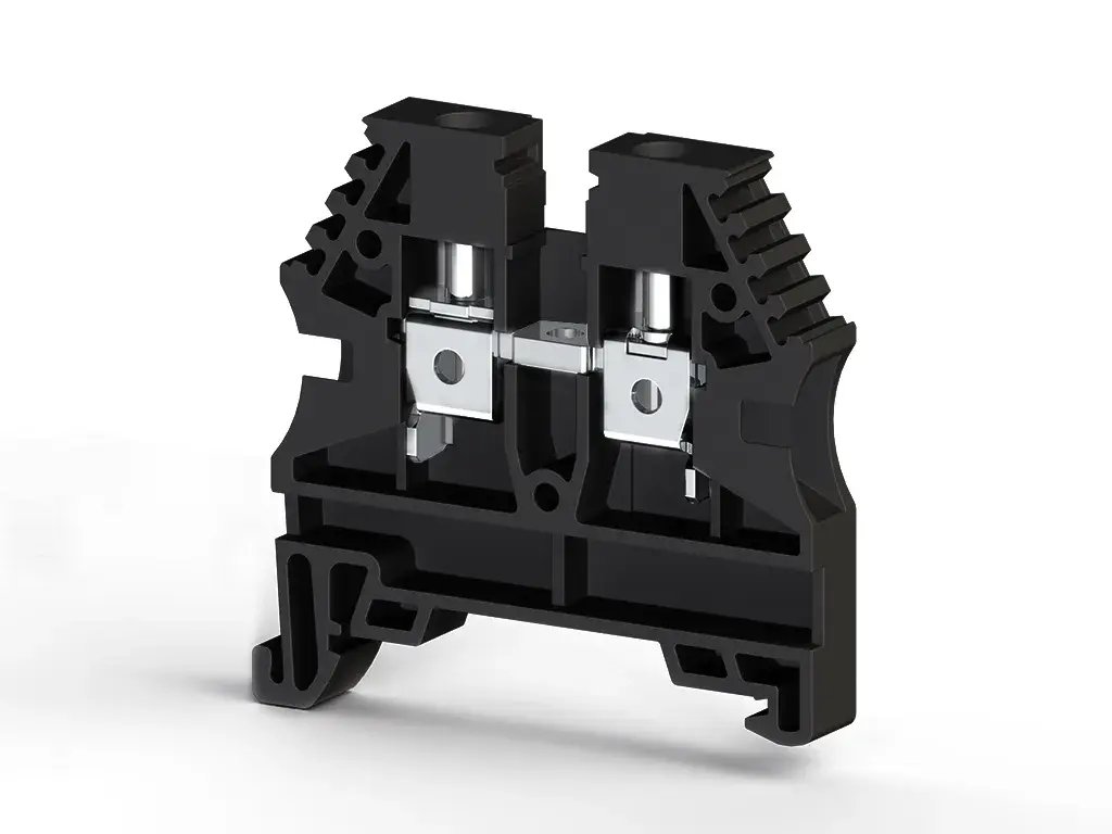 Klemsan 304145 AVK 6 Vidalı Siyah Ray Klemens