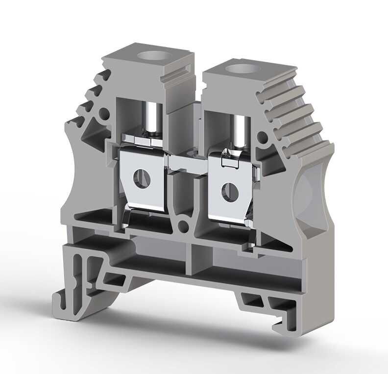 Klemsan 304150 AVK 10 Vidalı Gri Ray Klemens