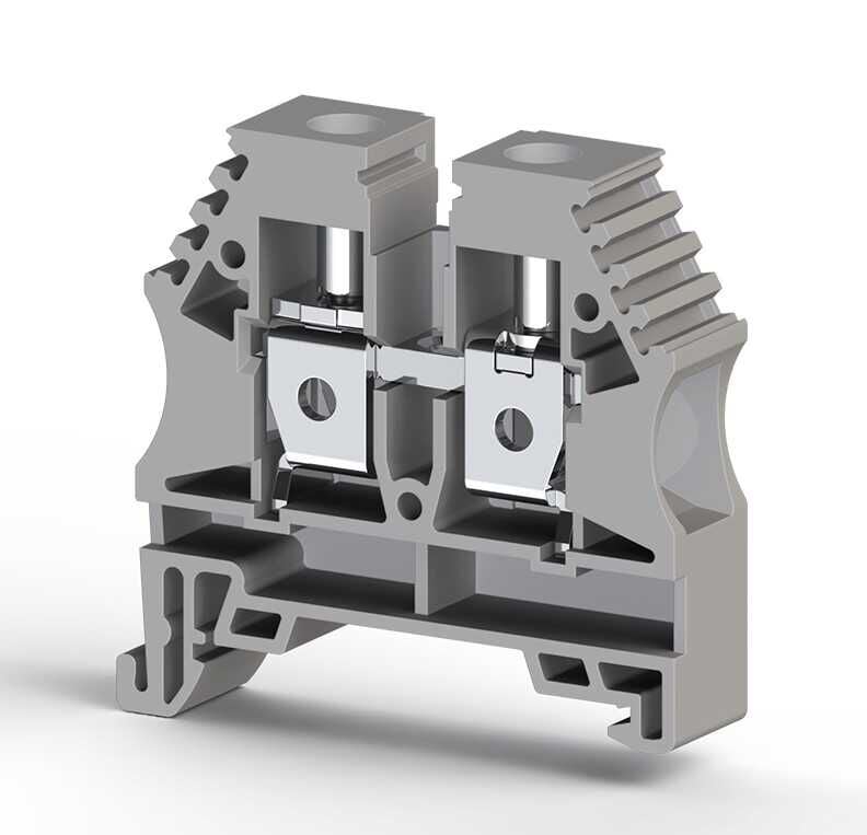 Klemsan 304150 AVK 10 Vidalı Gri Ray Klemens