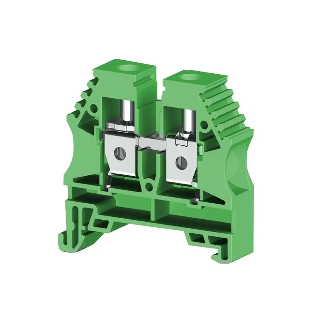 Klemsan 304152 AVK 10 Vidalı Yeşil Ray Klemens