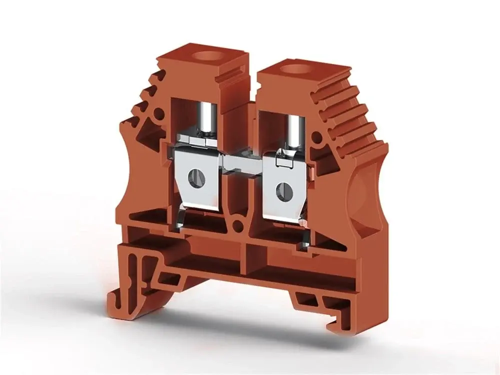 Klemsan 304154 AVK 10 Vidalı Kırmızı Ray Klemens