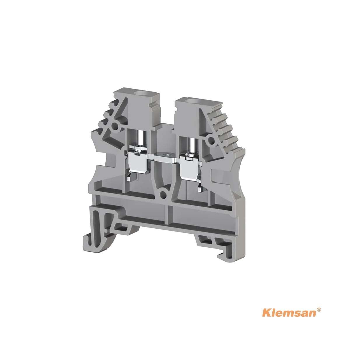 Klemsan 304120 AVK 2,5 Vidalı Gri Ray Klemens
