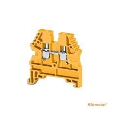 Klemsan 304123 AVK 2,5 Vidalı Sarı Ray Klemens