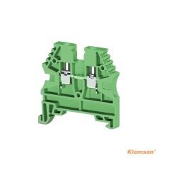 Klemsan 304122 AVK 2,5 Vidalı Yeşil Ray Klemens