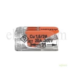 Wago 221-412 2'li Çok Amaçlı Buat Klemensi