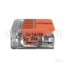 Wago 221-415 5'li Çok Amaçlı Buat Klemensi