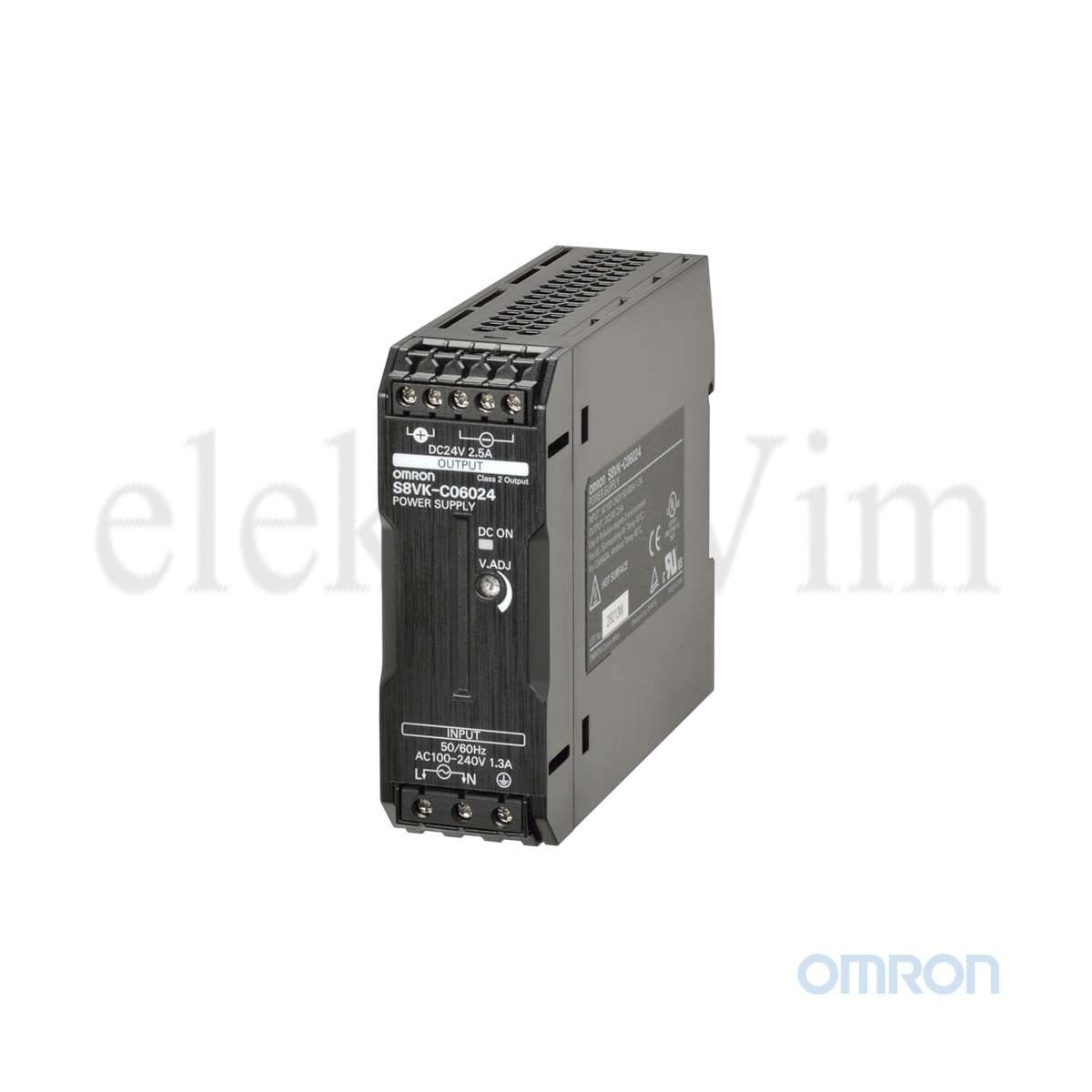 Omron S8VK-C06024 24VDC 2.5A Güç Kaynağı | Elektrovim