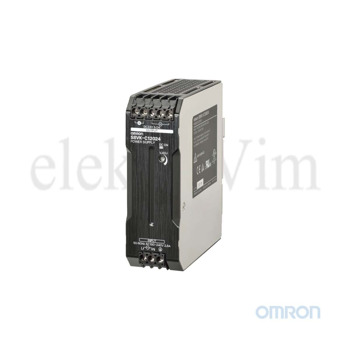 Omron S8VK-C12024 24VDC 5A Güç Kaynağı | Elektrovim