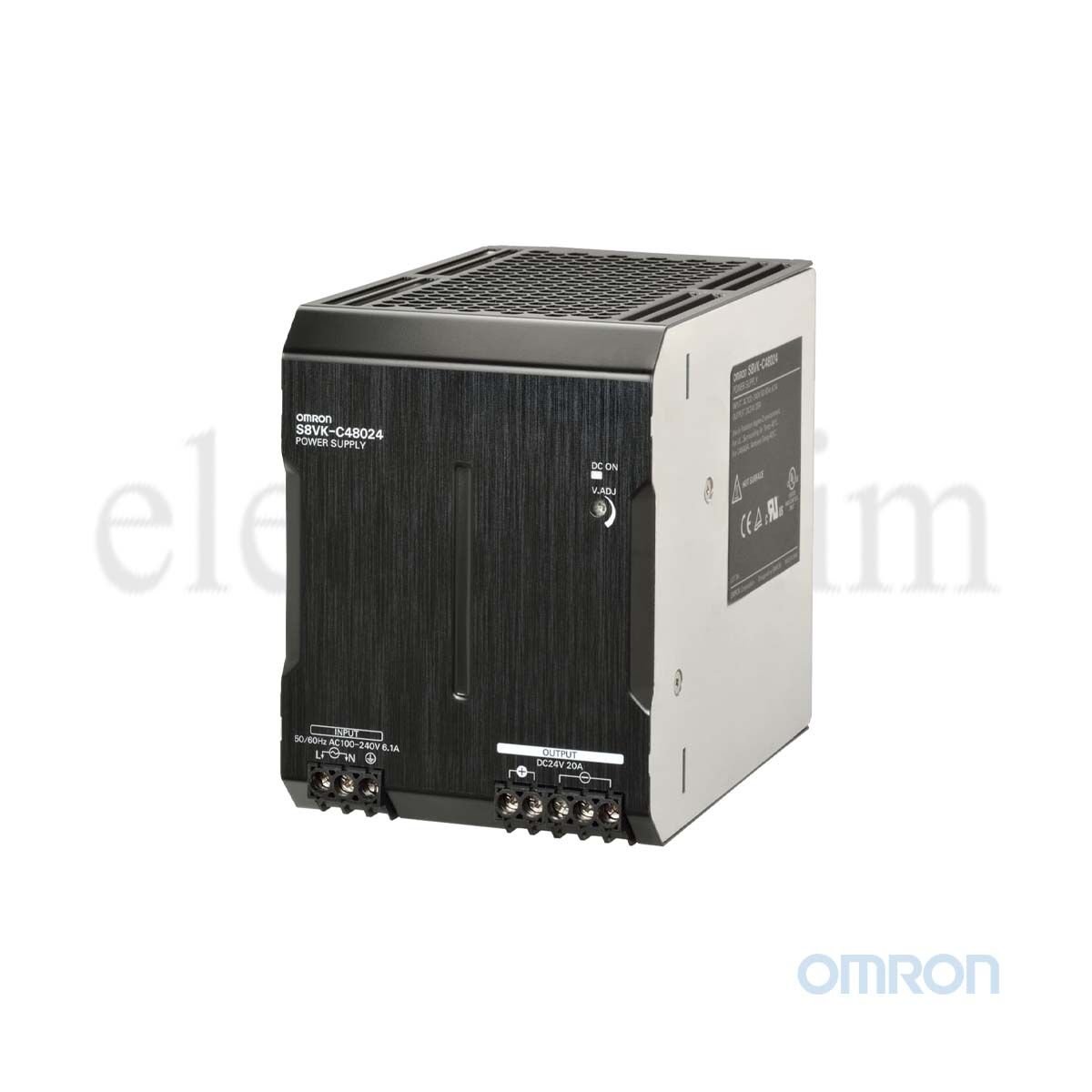 Omron S8VK-C48024 24VDC 20A Güç Kaynağı | Elektrovim