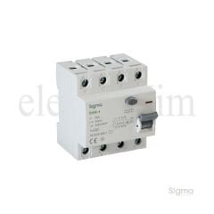 Sigma SHM4025030 4P 25A 30mA Gecikmesiz Kaçak Akım Rölesi