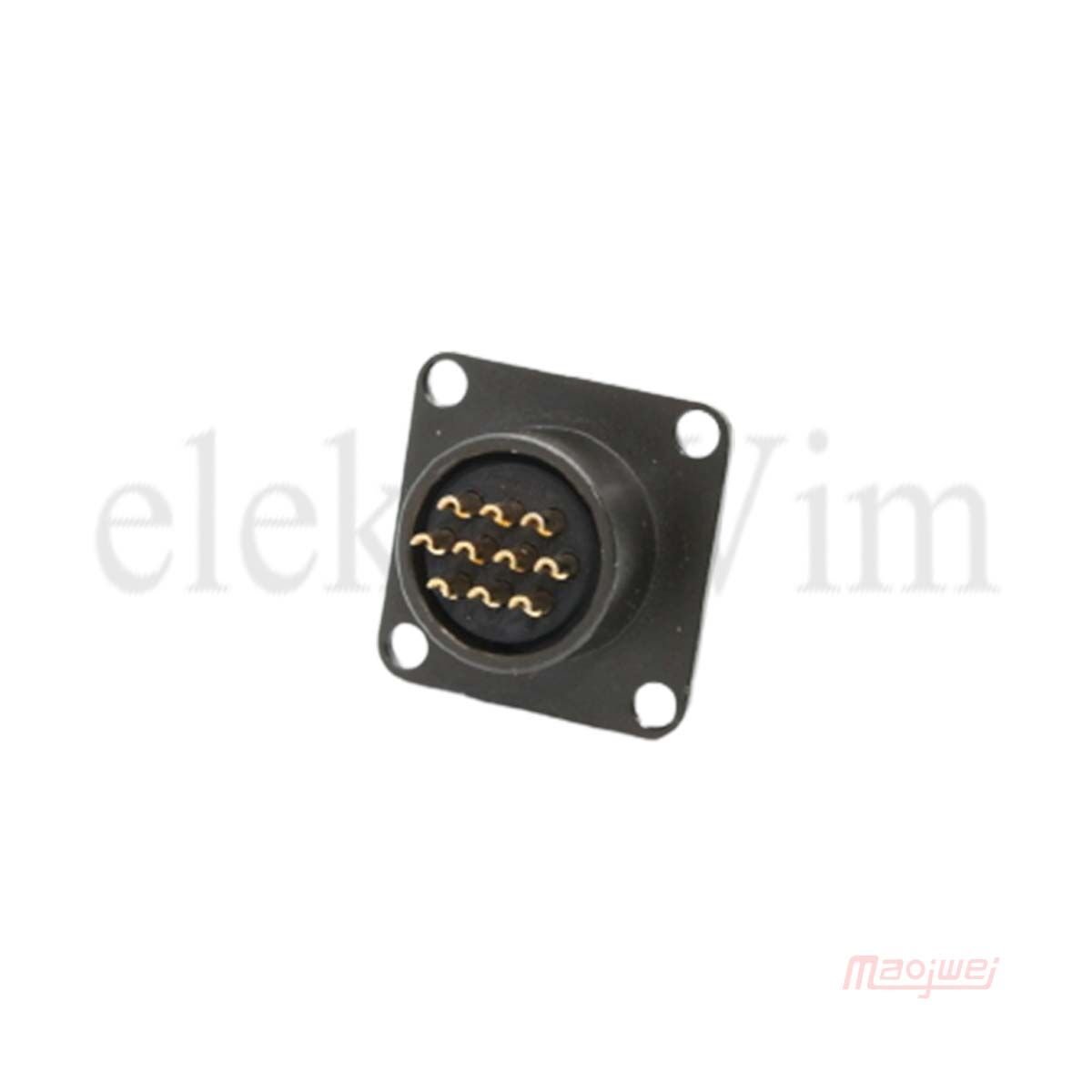 Maojwei 26482-12-10H 10 Pin Makine Erkek Konnektör