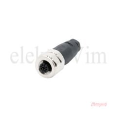 Maojwei M12PG-5A Konnektör Seyyar Dişi