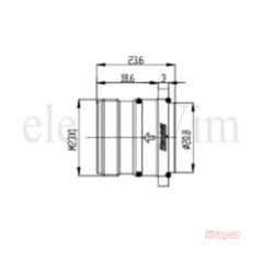 Maojwei M623-12H Konnektör Makine Erkek