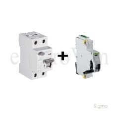 Sigma SCRC03 Otomatik Yeniden Kurma Ünitesi + Sigma 2x40A 300mA Kaçak Akım Rölesi