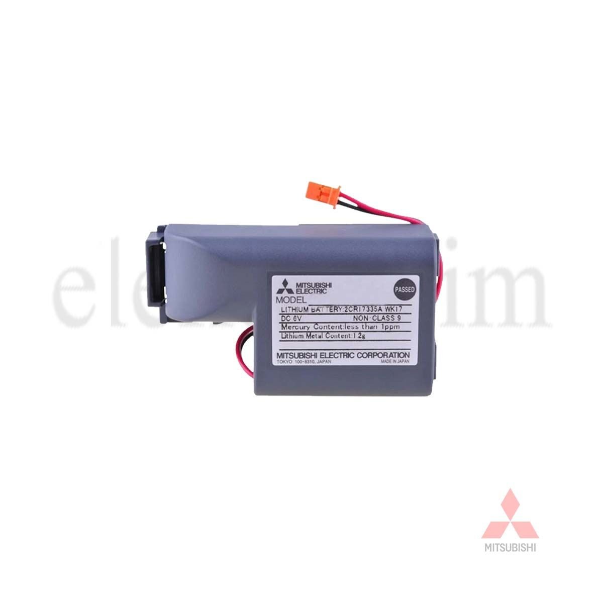 Mitsubishi MR-BAT6V1SET Lityum Yedekleme Pili