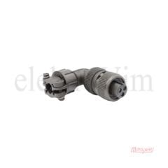 Maojwei MS3108-10SL-3S Konnektör 90˚ Seri Dişi
