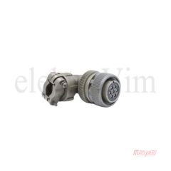Maojwei MS3108-16S-1S Konnektör 90˚ Seri Dişi