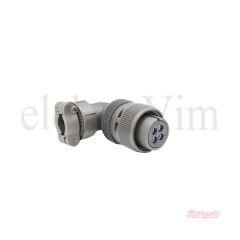 Maojwei MS3108-18-10S Konnektör 90˚ Seri Dişi