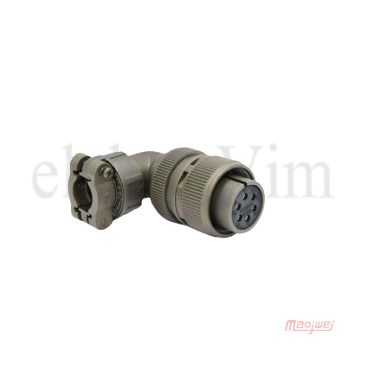 Maojwei MS3108-18-12S Konnektör 90˚ Seri Dişi