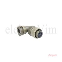 Maojwei MS3108-18-1S Konnektör 90˚ Seri Dişi