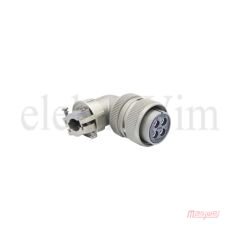 Maojwei 3108-22-22S Konnektör 90˚ Seri Dişi