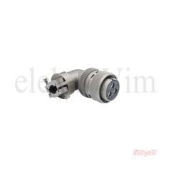 Maojwei MS3108-22-2S Konnektör 90˚ Seri Dişi