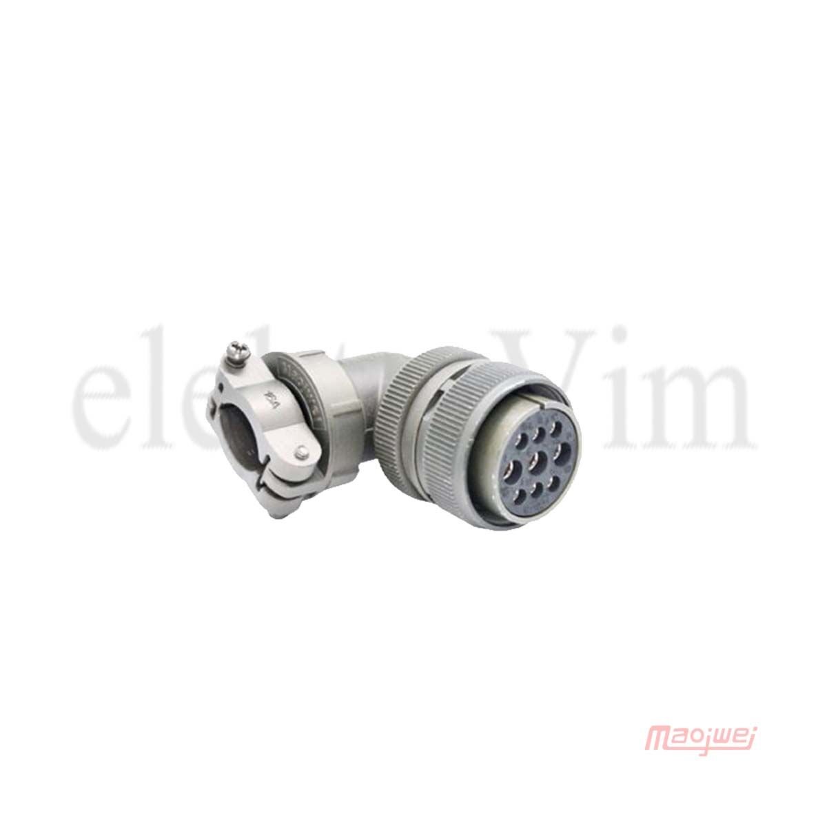 Maojwei MS3108-24-11S Konnektör 90˚ Seri Dişi
