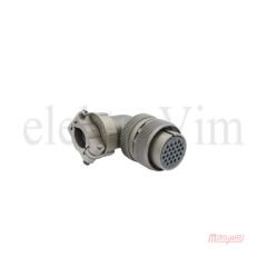 Maojwei MS3108-24-28S Konnektör 90˚ Seri Dişi