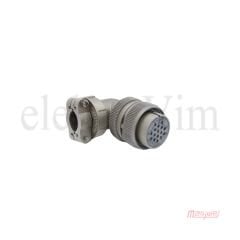 Maojwei MS3108-24-5S Konnektör 90˚ Seri Dişi
