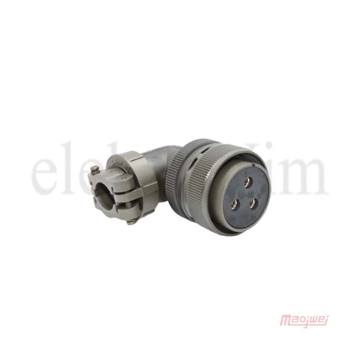 Maojwei MS3108-28-3S Konnektör 90˚ Seri Dişi