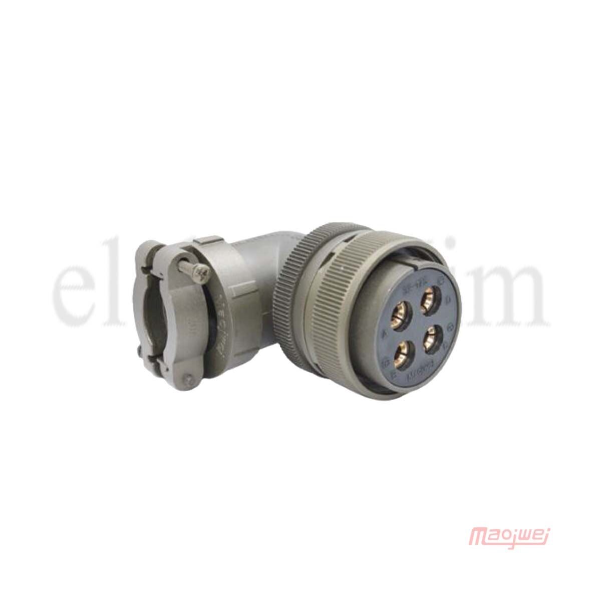 Maojwei MS3108-32-17S Konnektör 90˚ Seri Dişi