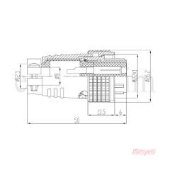 Maojwei P20-7A Konnektör Seyyar Dişi