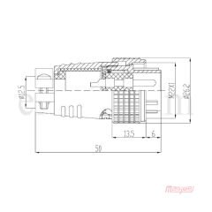 Maojwei P20F-2A Konnektör Seyyar Erkek
