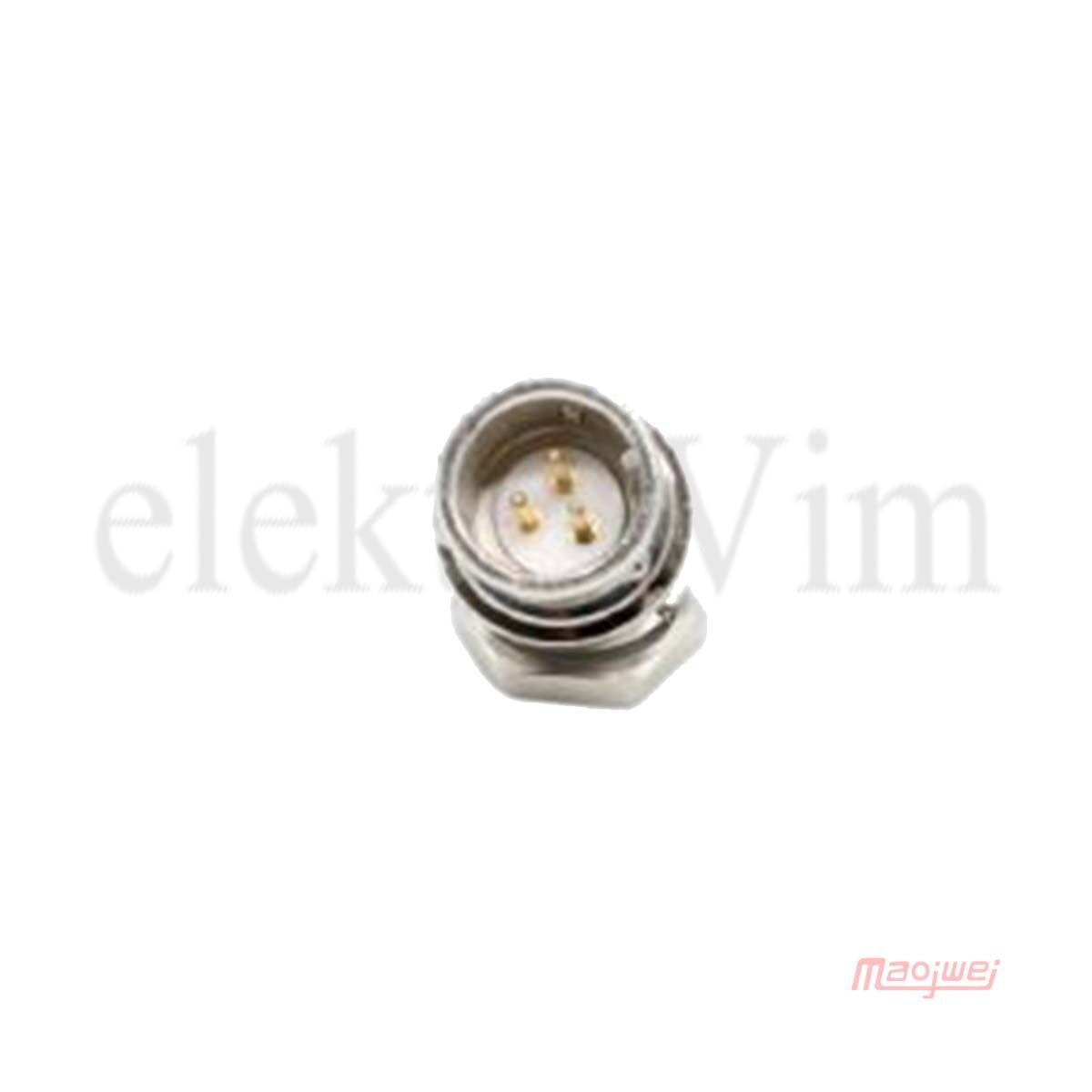 Maojwei XS12-3B Konnektör Push-Pull Pano Tipi Erkek | Elektrovim